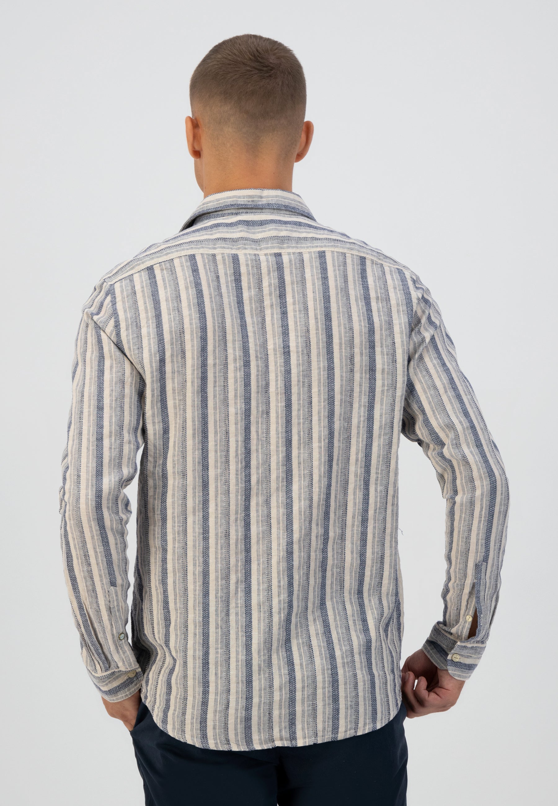 Shirt Fancy Linen Stripe